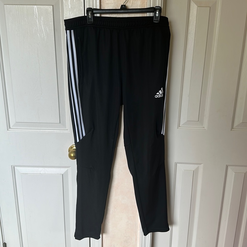 Adidas XL Climacool pants with zippers at each bottom. Great condition